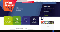 Desktop Screenshot of foire-angers.com